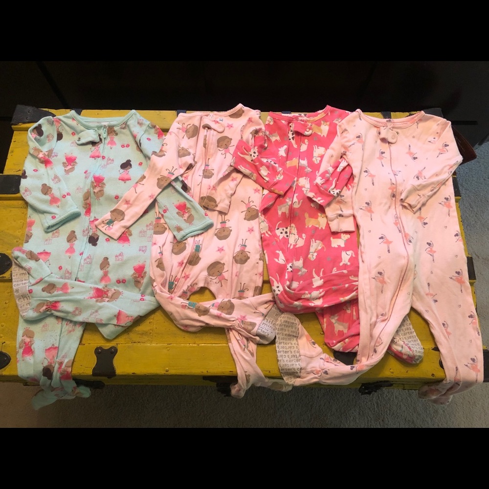 Footed cotton lightweight PJ’s - 18 months